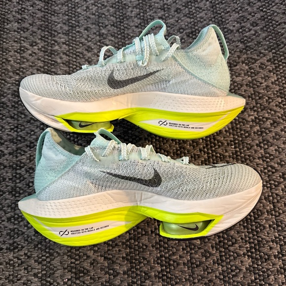 Men’s Sz 6.5 - Nike Air Zoom Alphafly NEXT% 2 Green - DV9422-300 - Picture 9 of 14